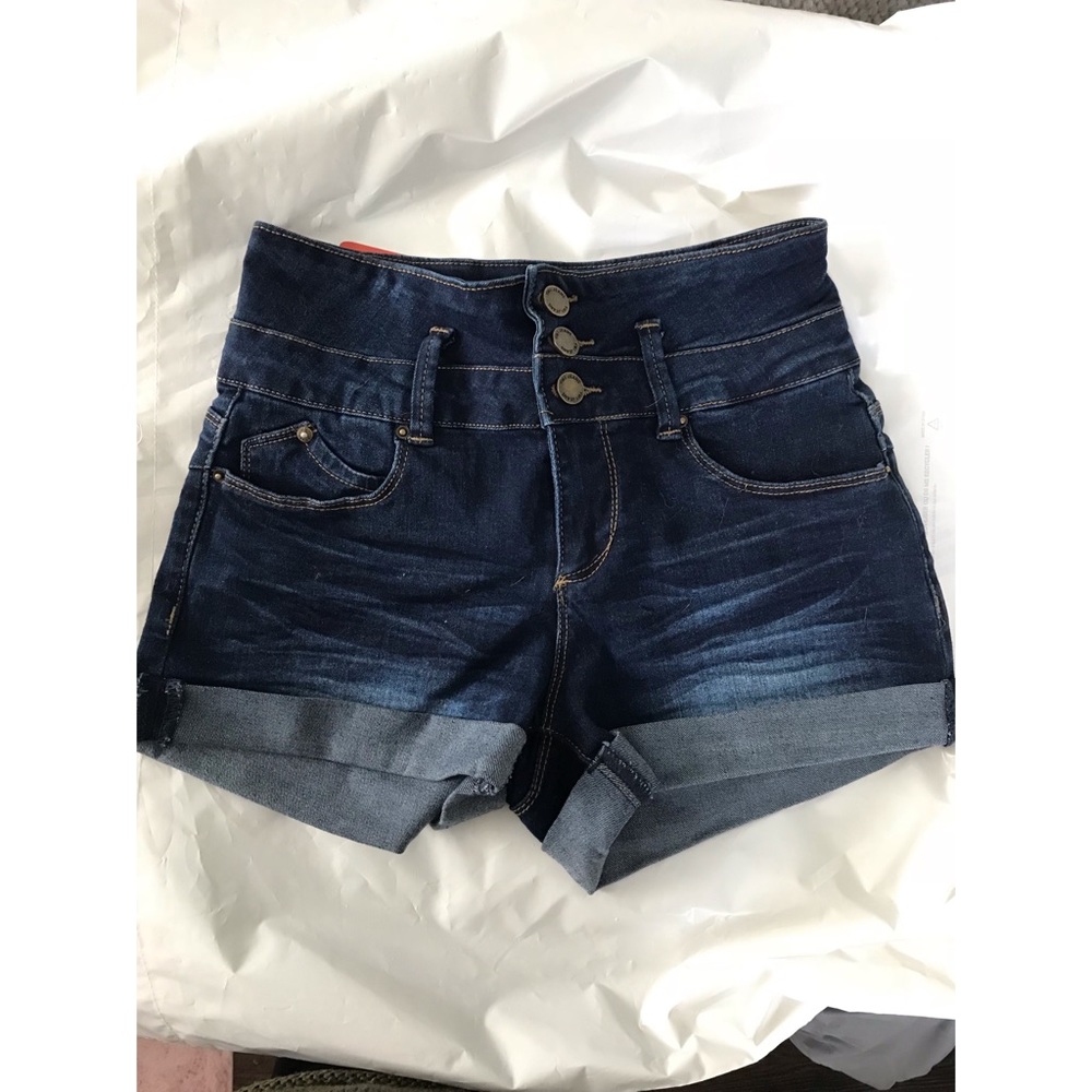 Better butt denim shorts